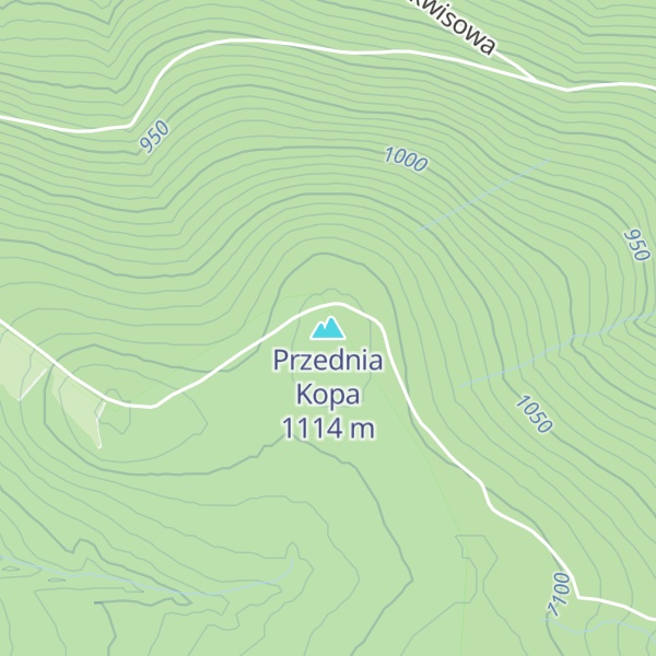 Map of Przednia Kopa