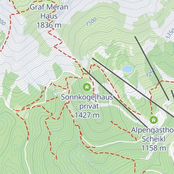 Map of Sonnkogelhaus - privat