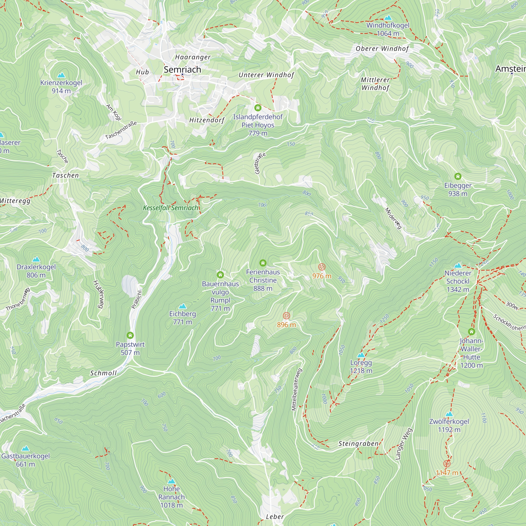 Ferienhaus Christine map