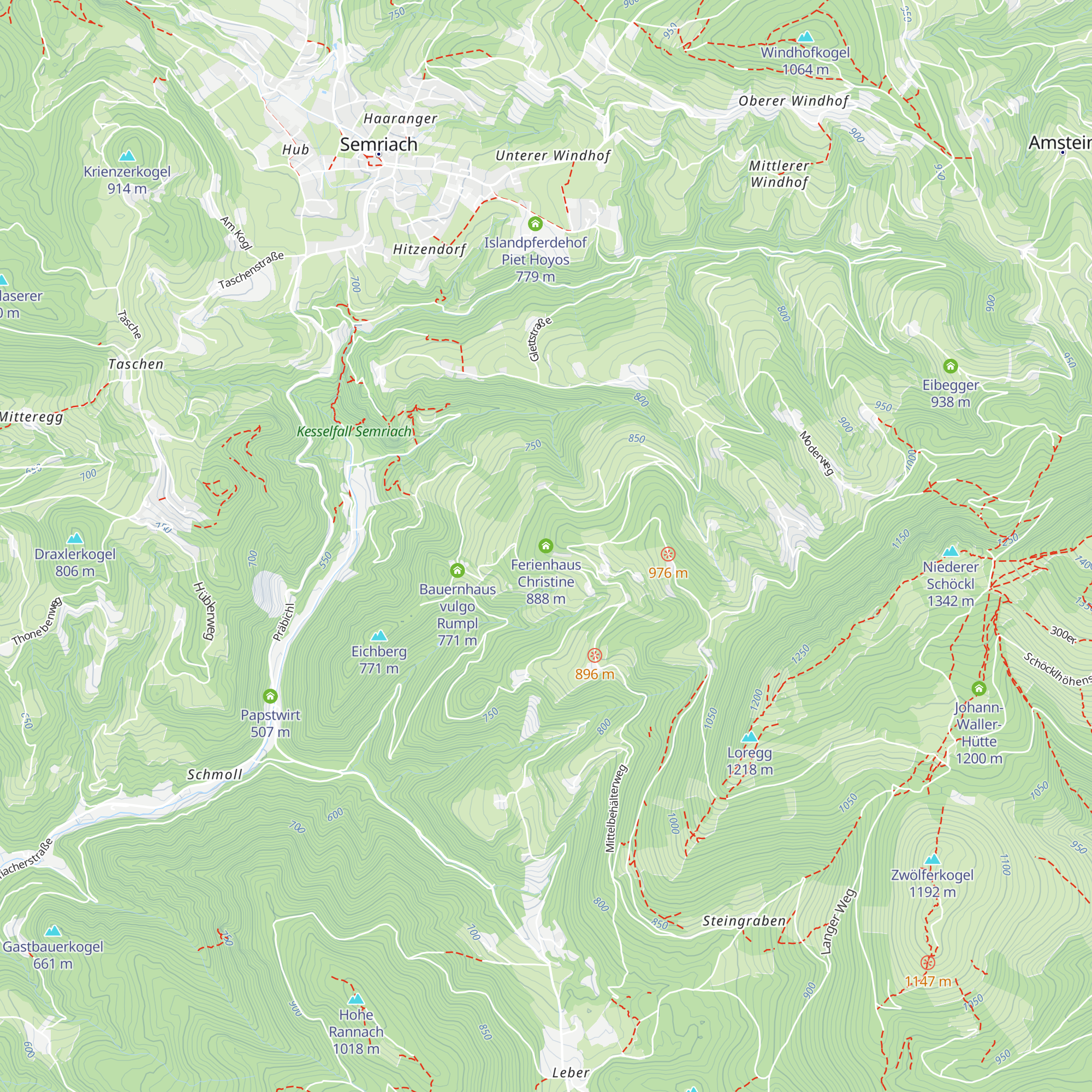 Ferienhaus Christine map