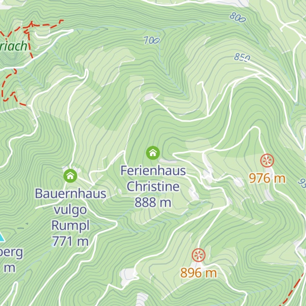 Map of Ferienhaus Christine