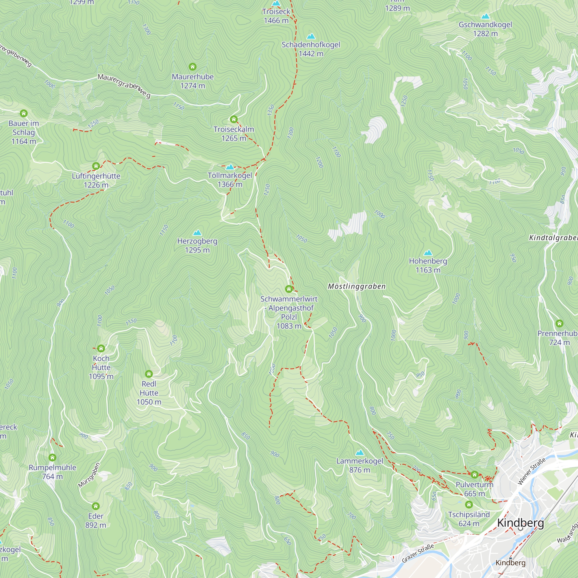 Schwammerlwirt - Alpengasthof Pölzl map