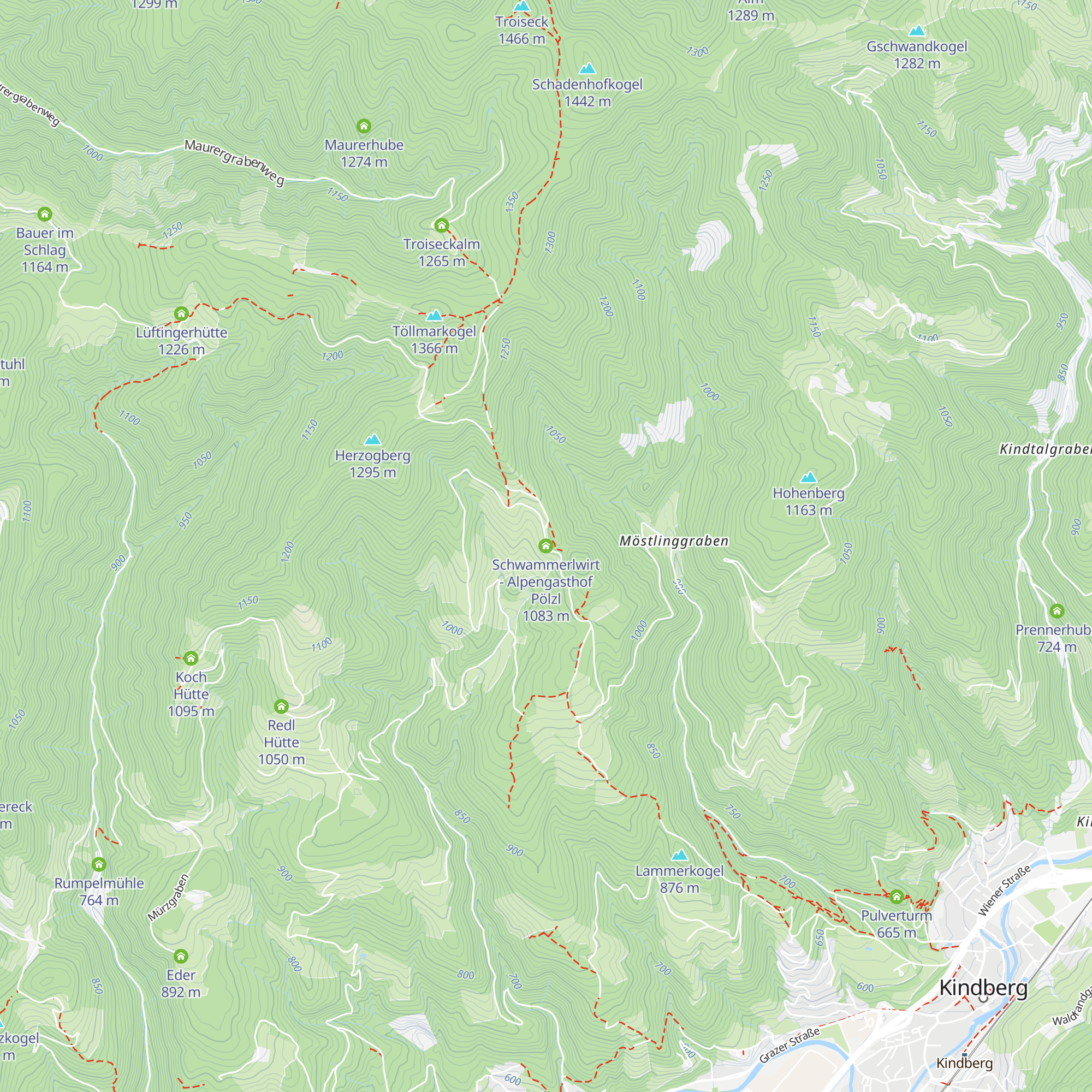 Schwammerlwirt - Alpengasthof Pölzl map