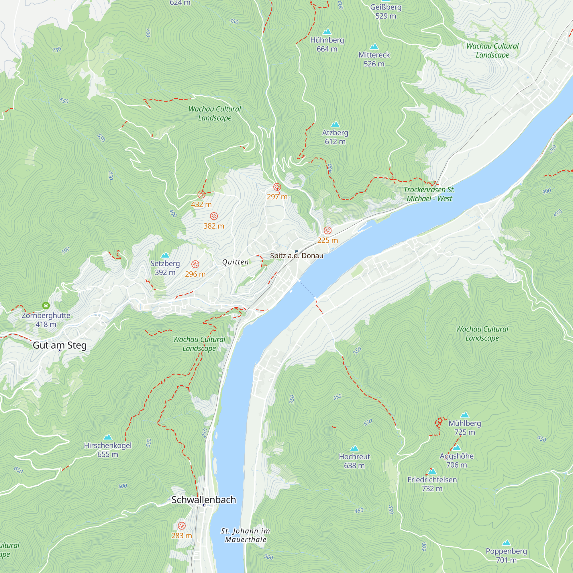 Tourismusinformation map
