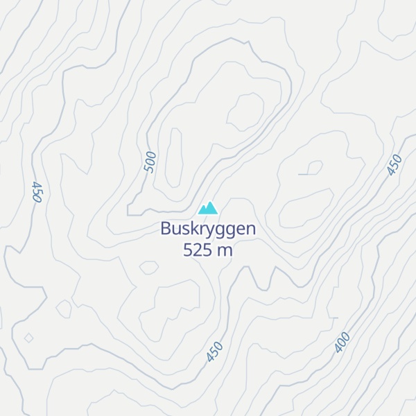 Map of Buskryggen