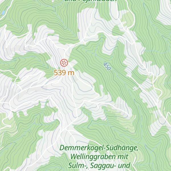 Map of Theresienhügel