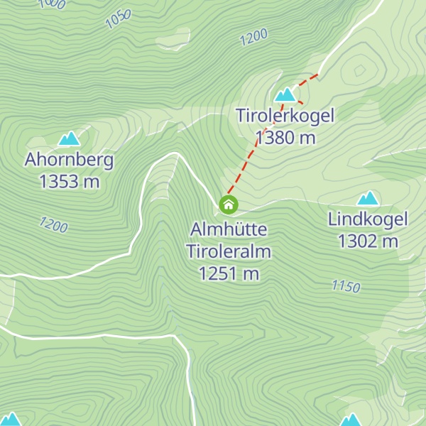 Map of Jagdhütte Tiroleralm