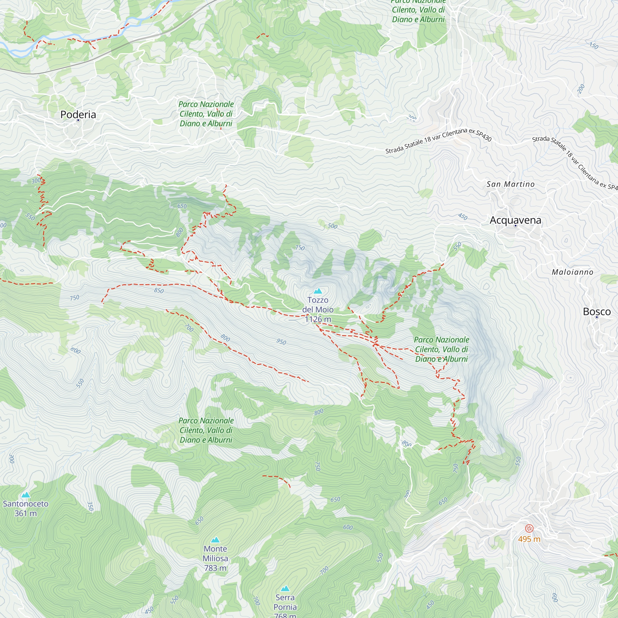 Rifugio Tozzo del Moio map