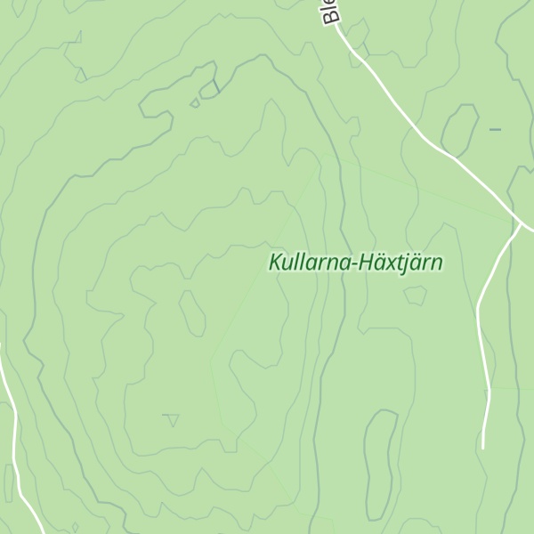 Map of Svarttjärnberget