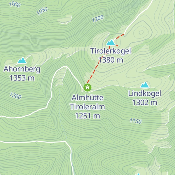 Map of Almhütte Tiroleralm