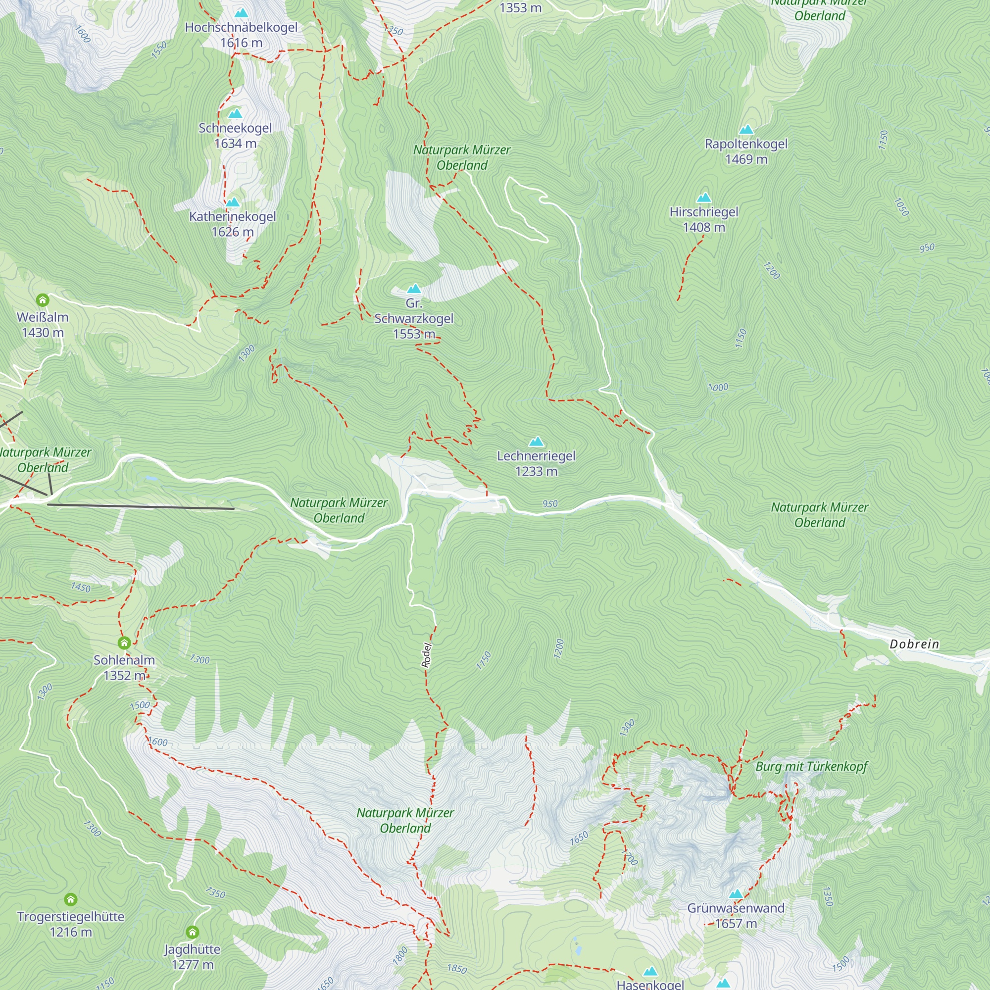 Pension Gamsjäger map