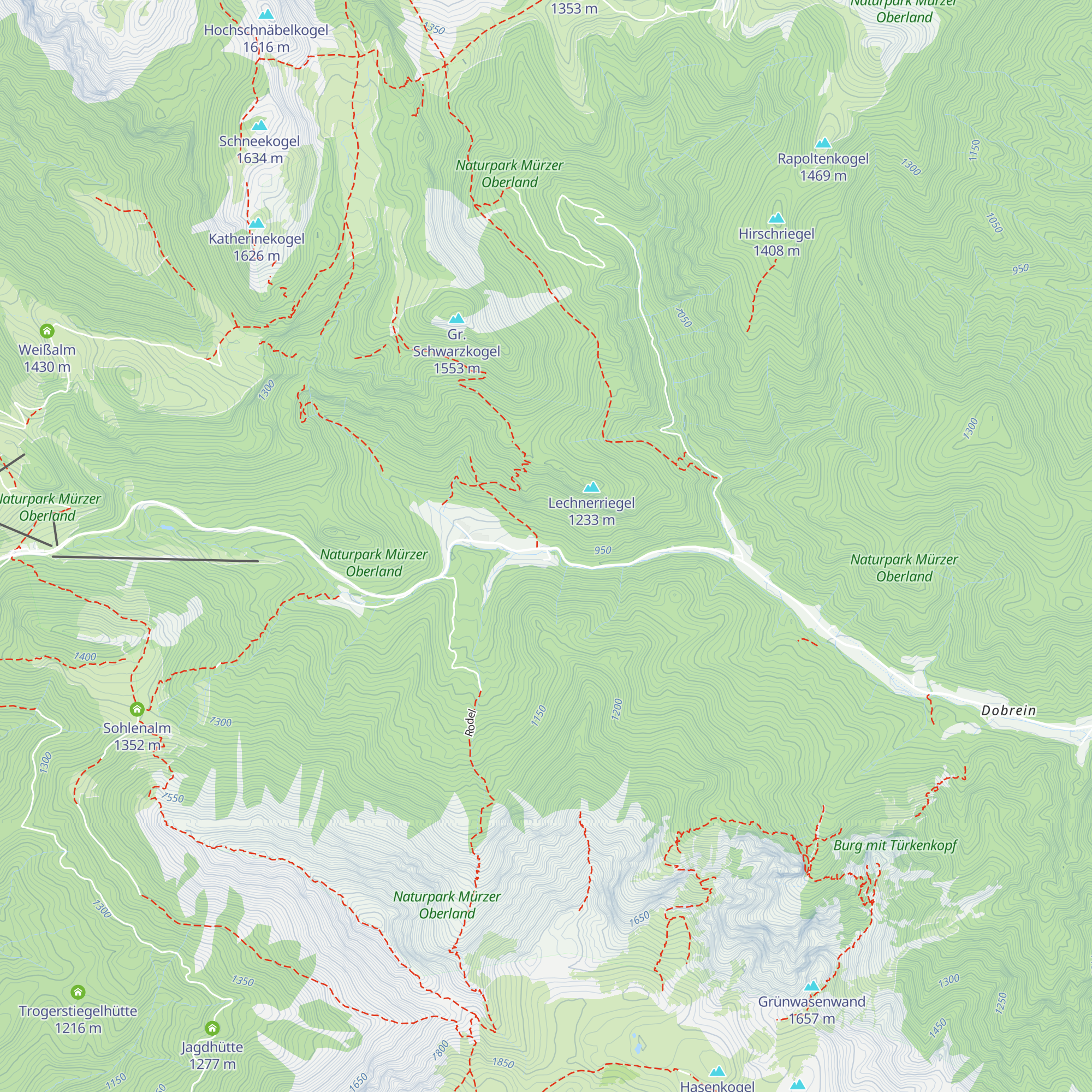 Pension Gamsjäger map