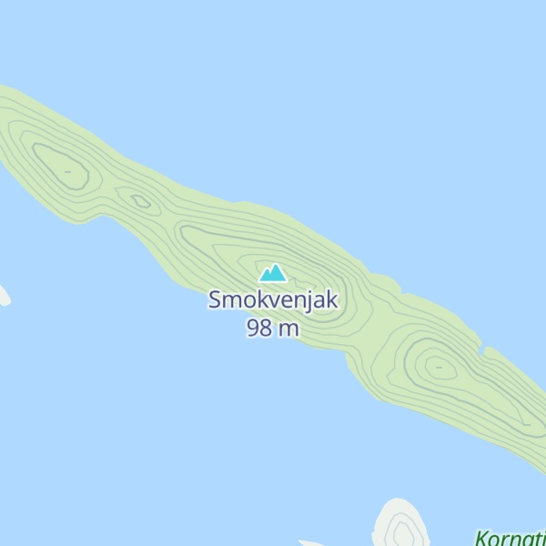 Map of Smokvenjak