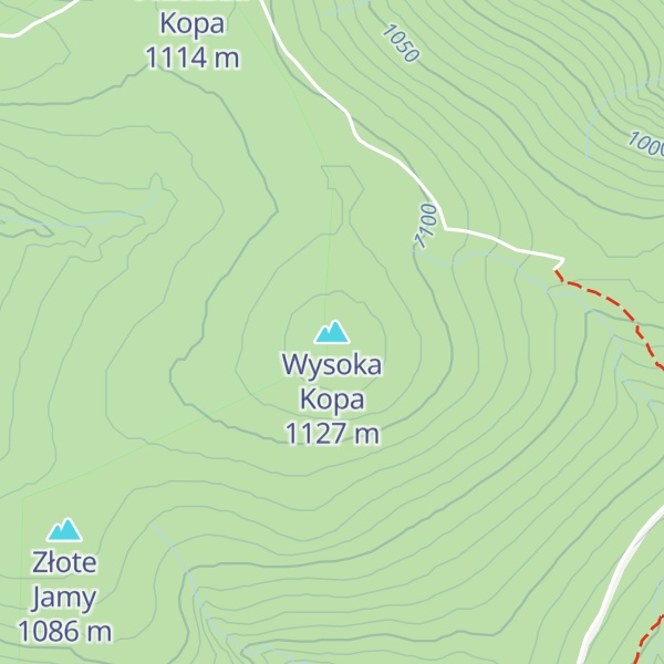 Map of Wysoka Kopa