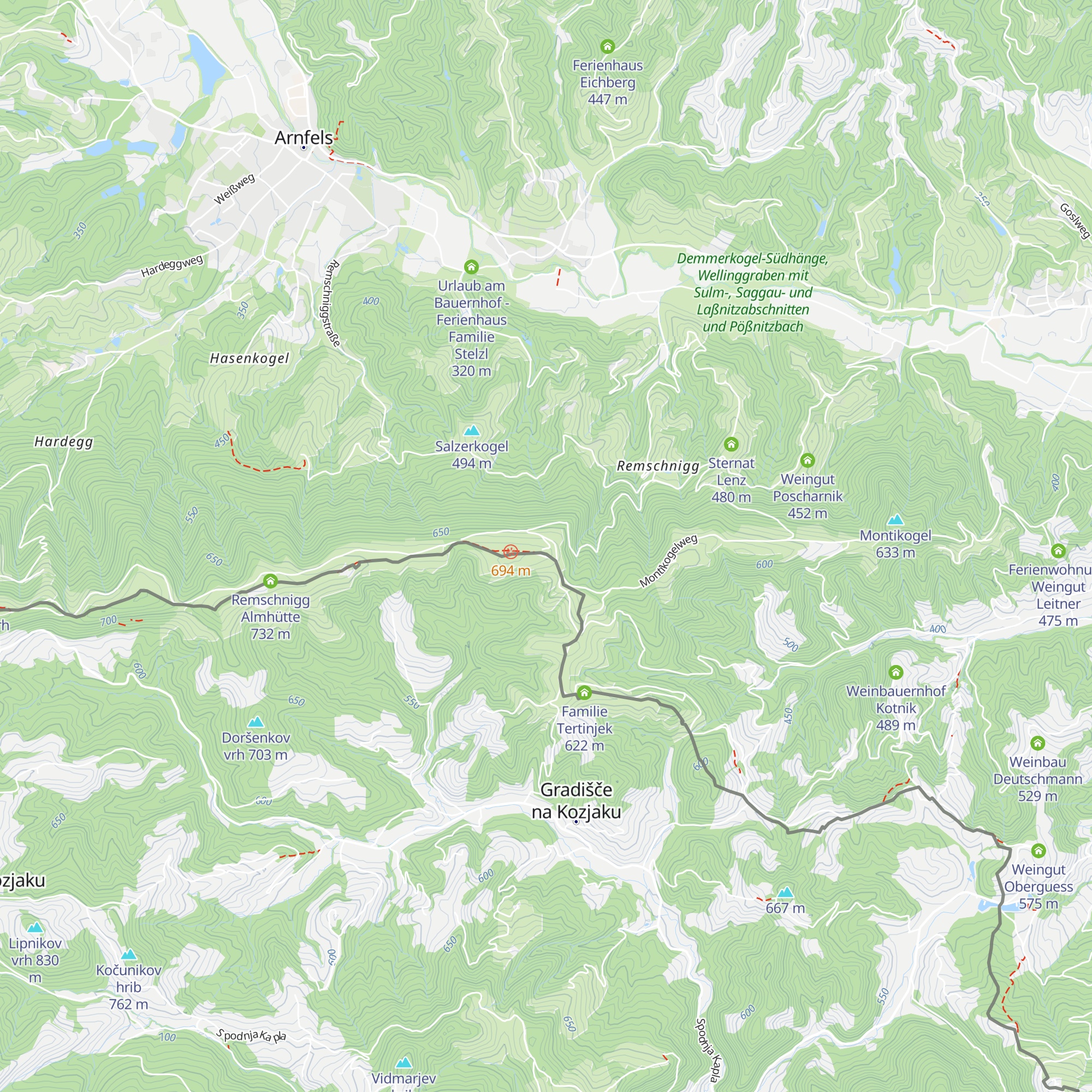 Pronintsch map