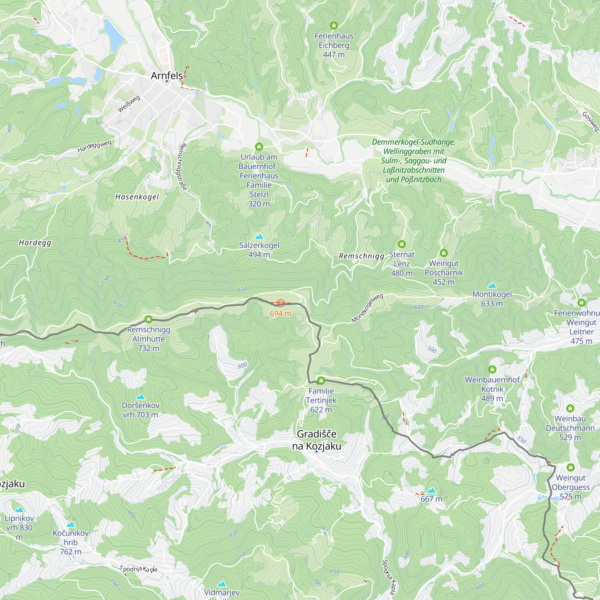 Pronintsch map