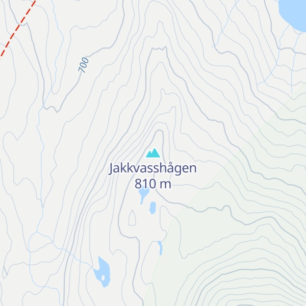 Map of Jakkvasshågen