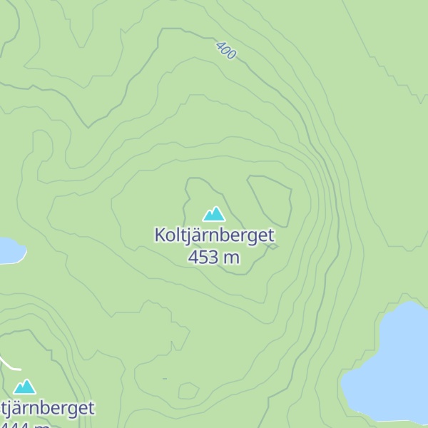 Map of Koltjärnberget