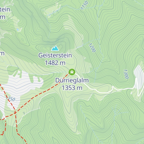 Map of Dürrieglalm