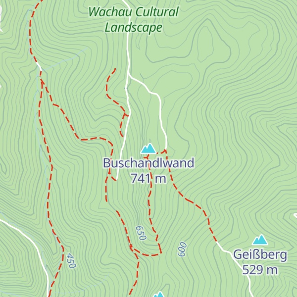 Map of Buschandlwand