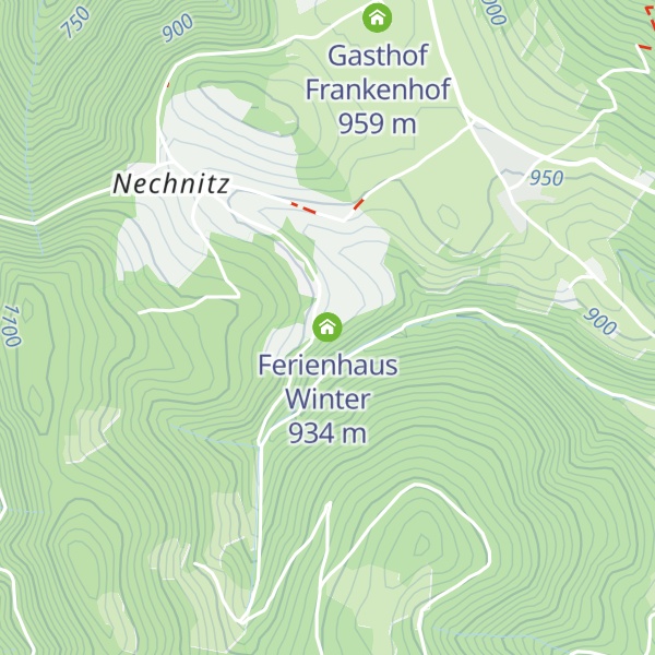 Map of Ferienhaus Winter