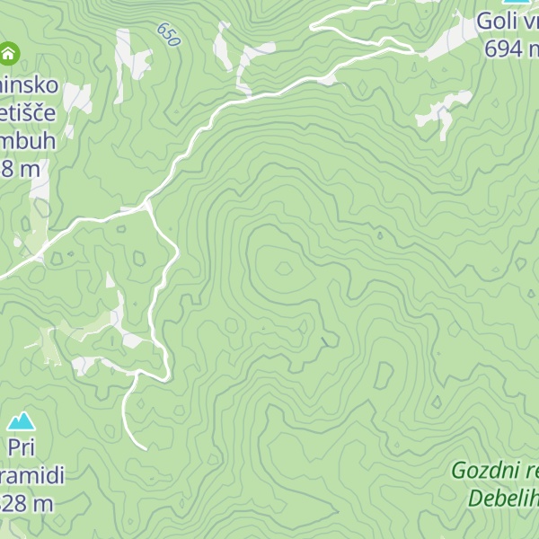 Map of Veliki Trebež