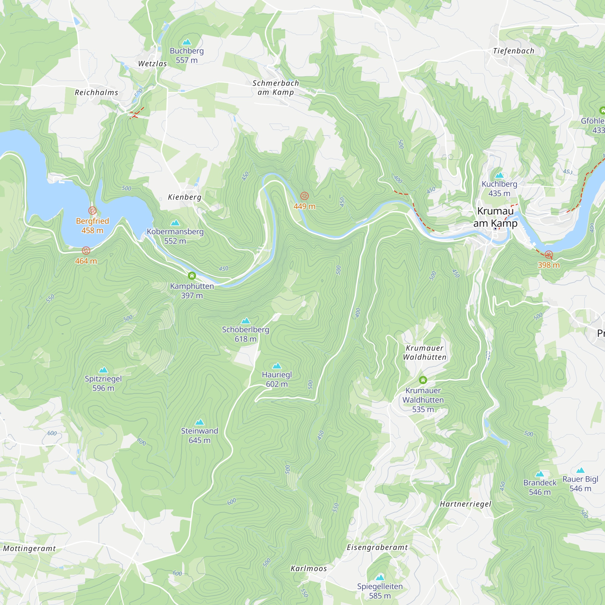 Unterdobrawaldhütten map