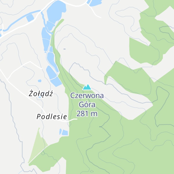 Map of Czerwona Góra