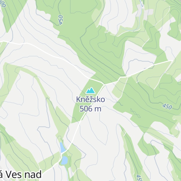 Map of Kněžsko