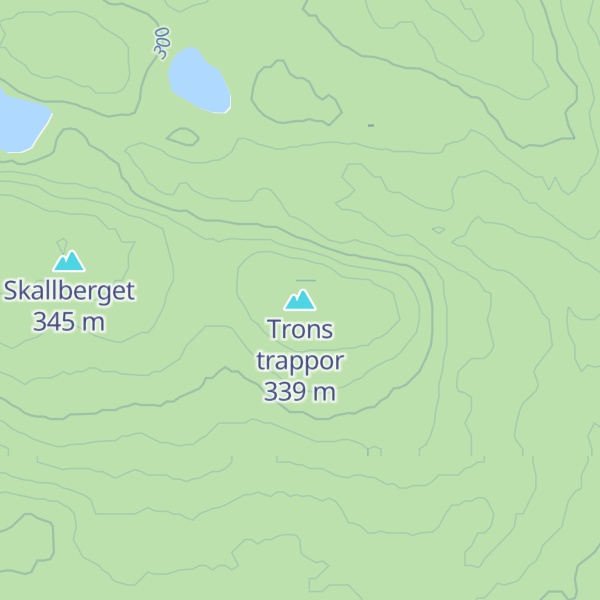 Map of Trons trappor
