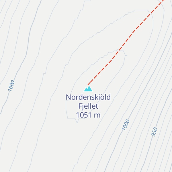 Map of Nordenskioldtoppen cabin