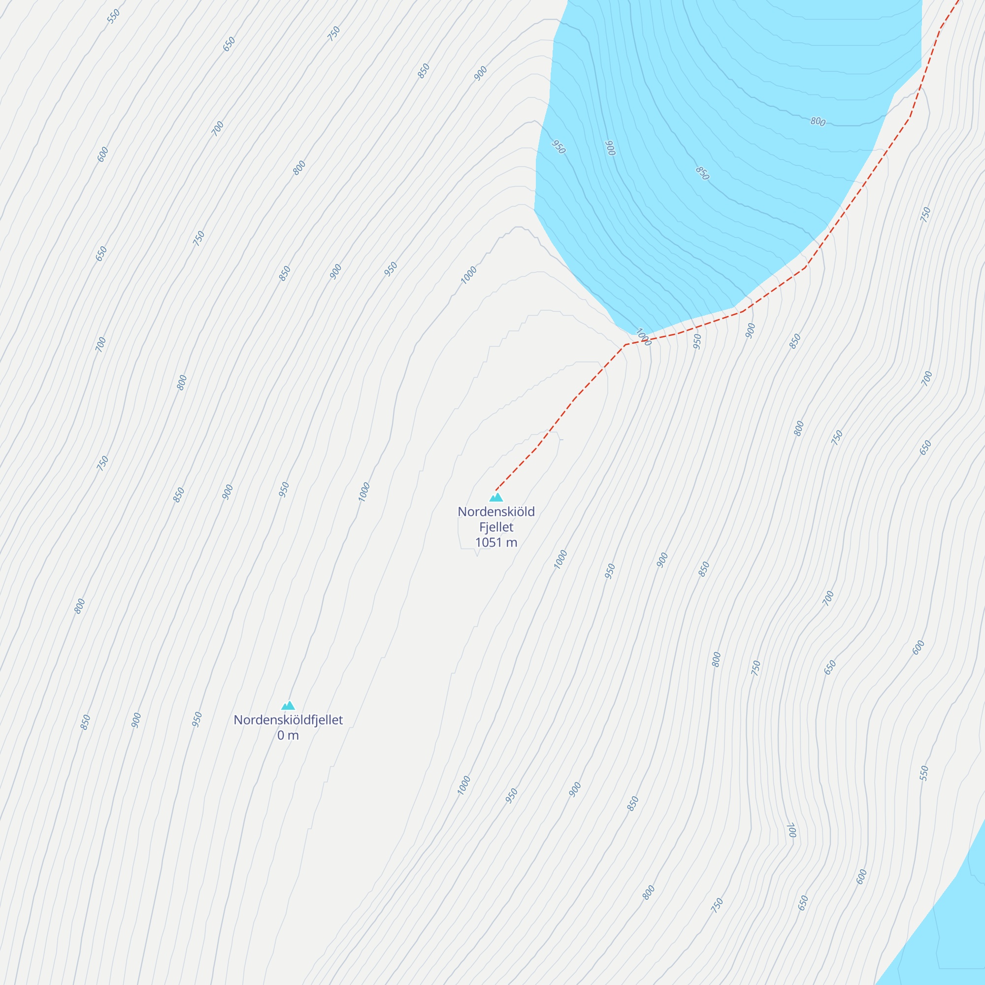 Nordenskioldtoppen cabin map