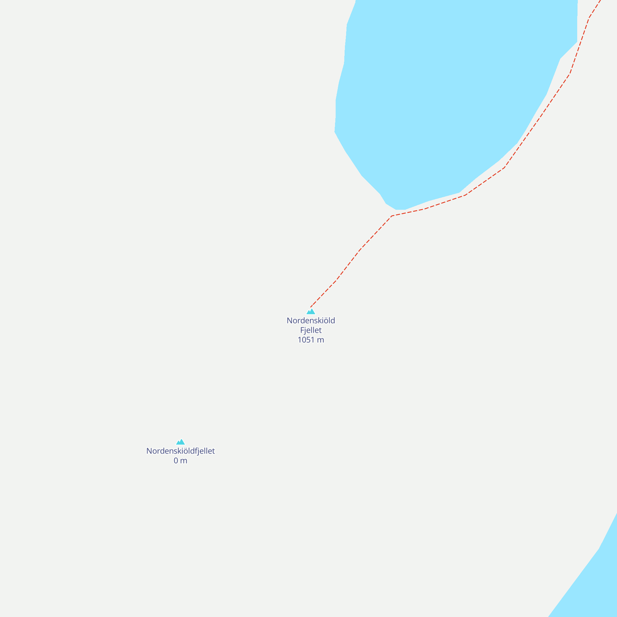 Nordenskioldtoppen cabin map