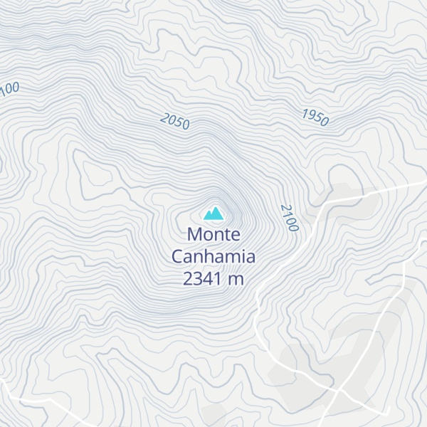 Map of Monte Canhamia