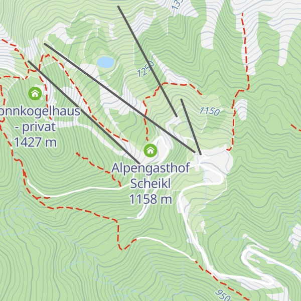 Map of Alpengasthof Scheikl
