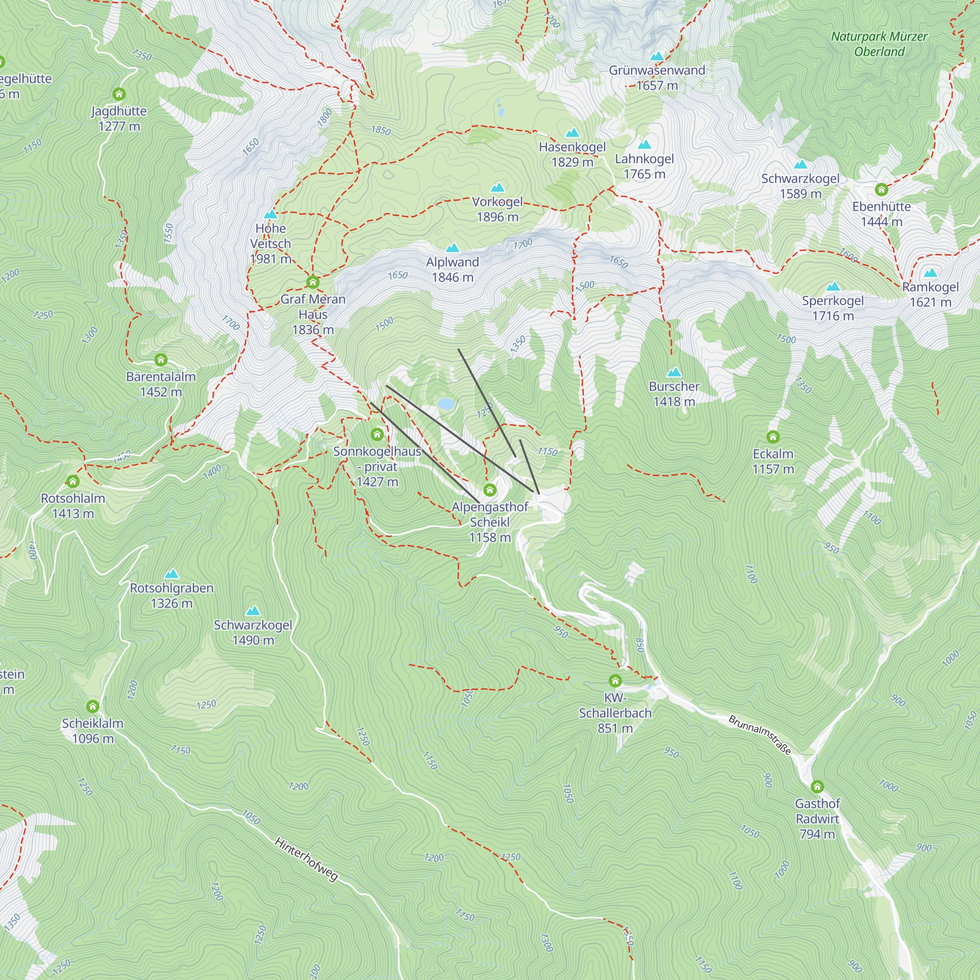 Alpengasthof Scheikl map
