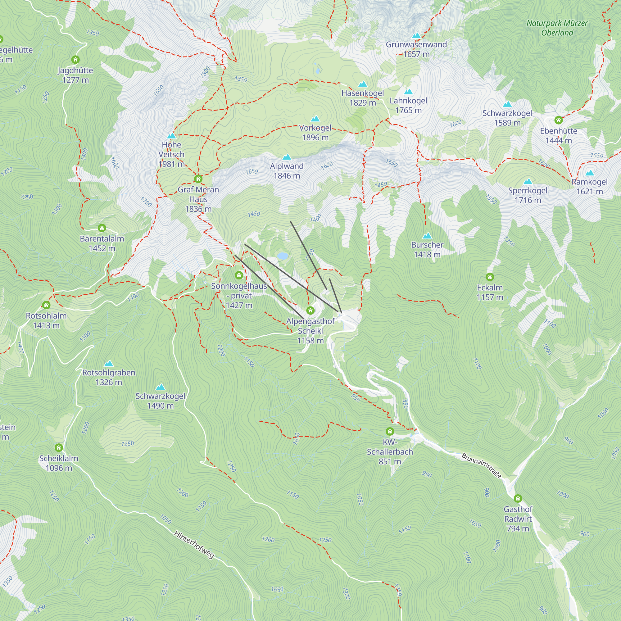 Alpengasthof Scheikl map