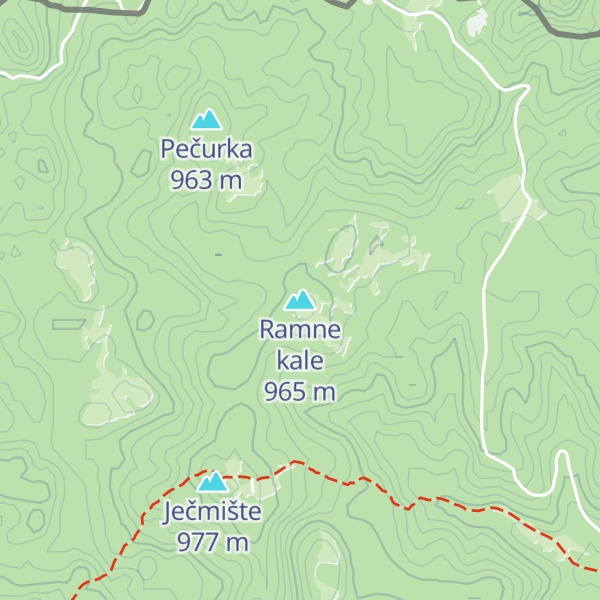Map of Ramne kale