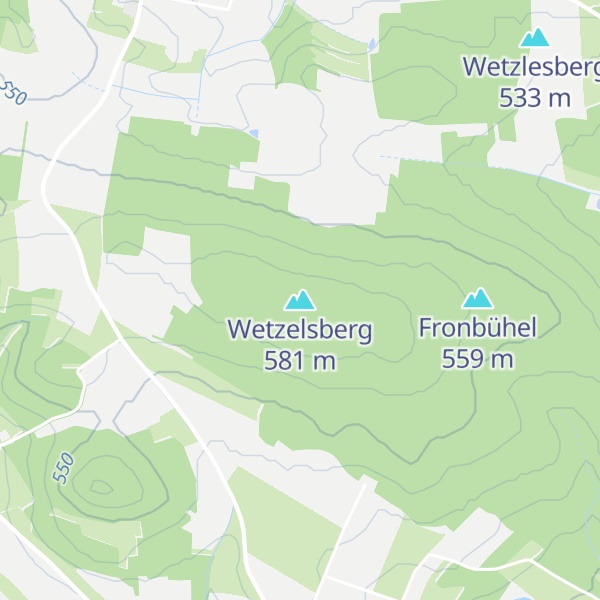 Map of Wetzelsberg