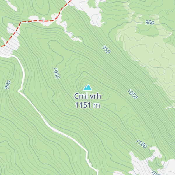 Map of Crni vrh
