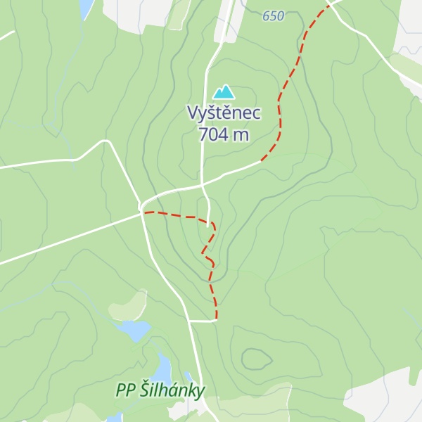 Map of Roštějn