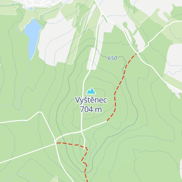Map of Vyštěnec