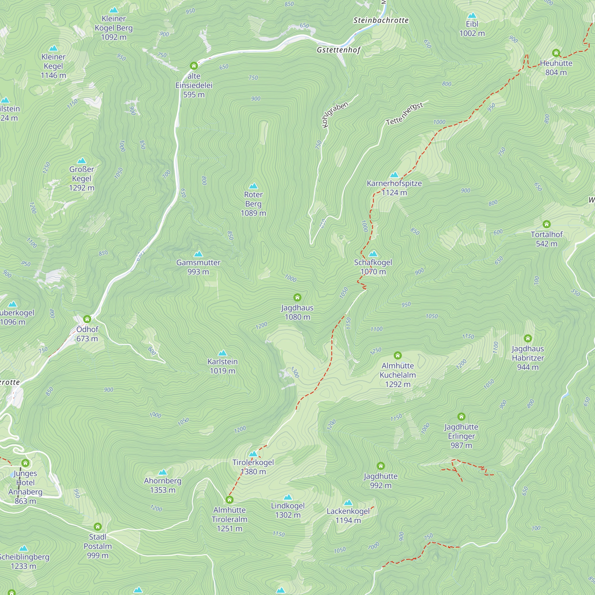 Jagdhaus map