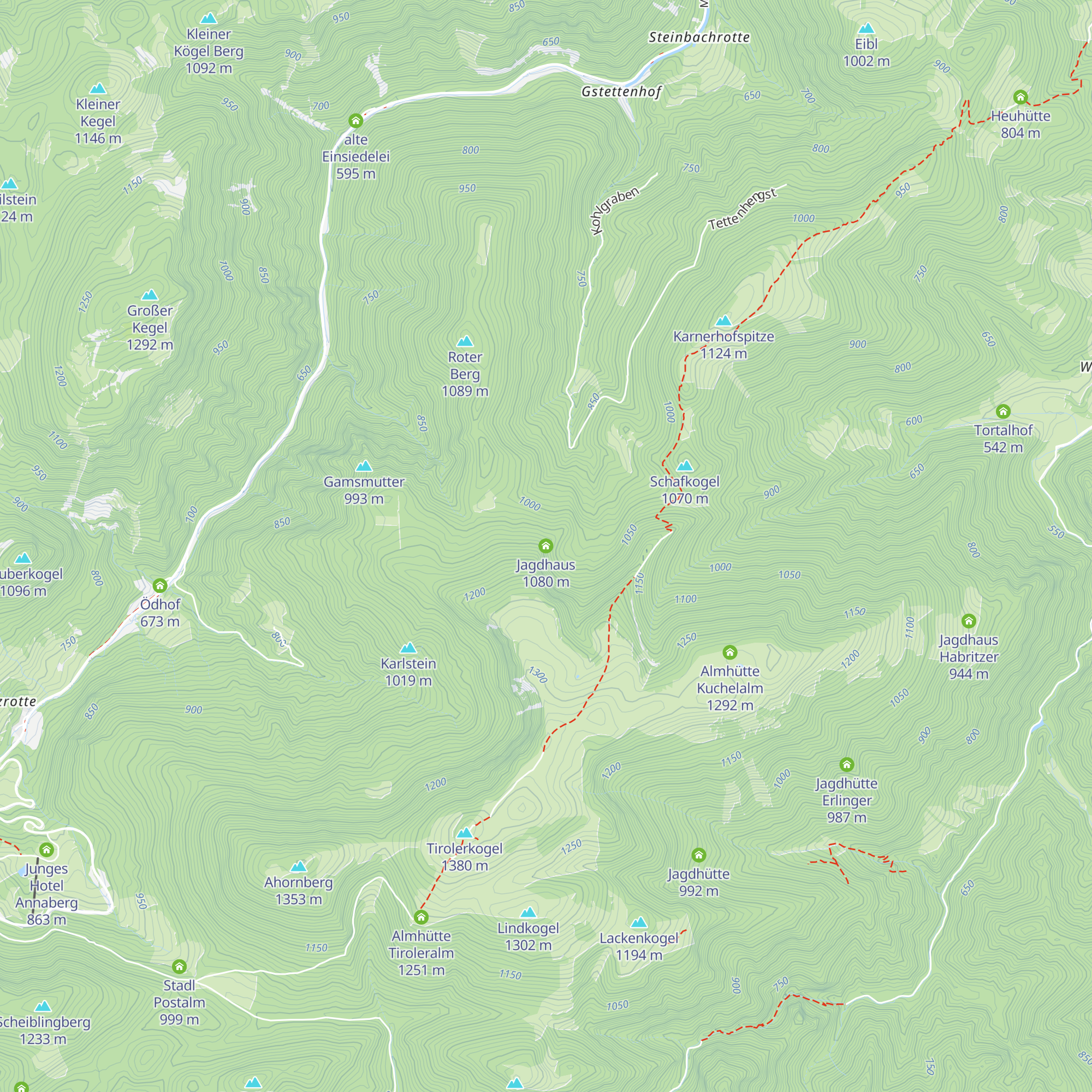 Jagdhaus map