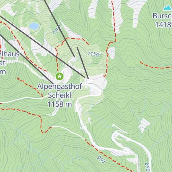Map of Pflanzlhütte