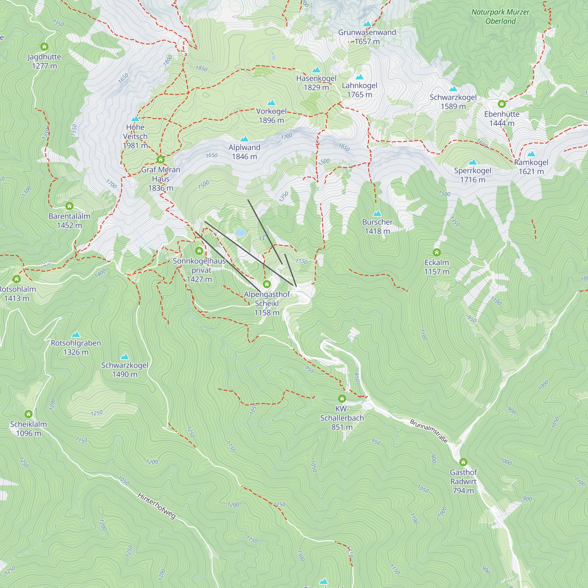 Pflanzlhütte map