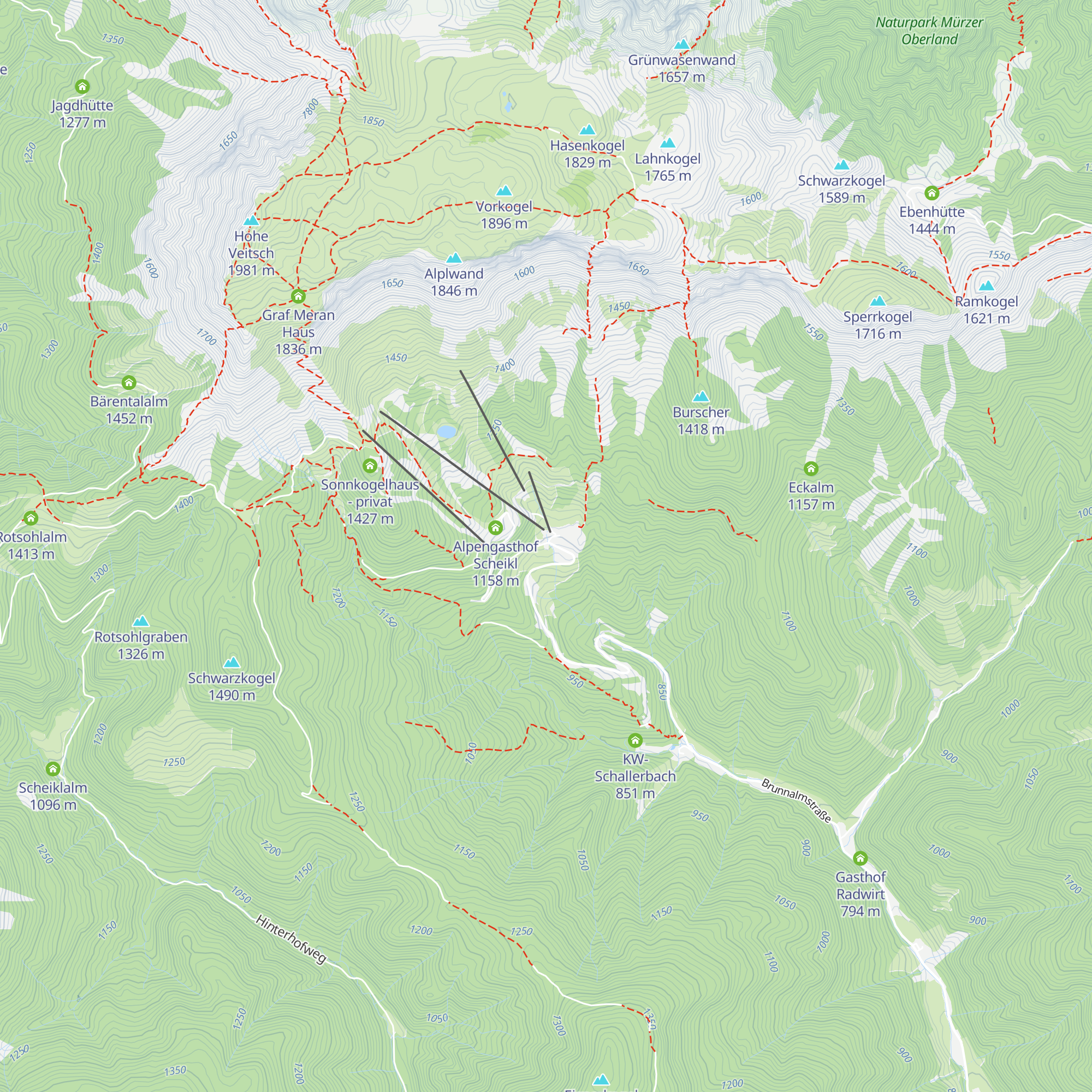 Pflanzlhütte map