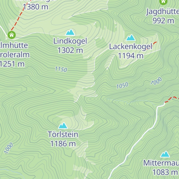 Map of Jagdhütte Ebenbaueralm