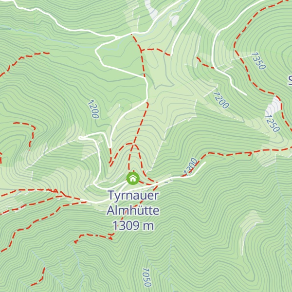 Map of Tyrnauer Alm