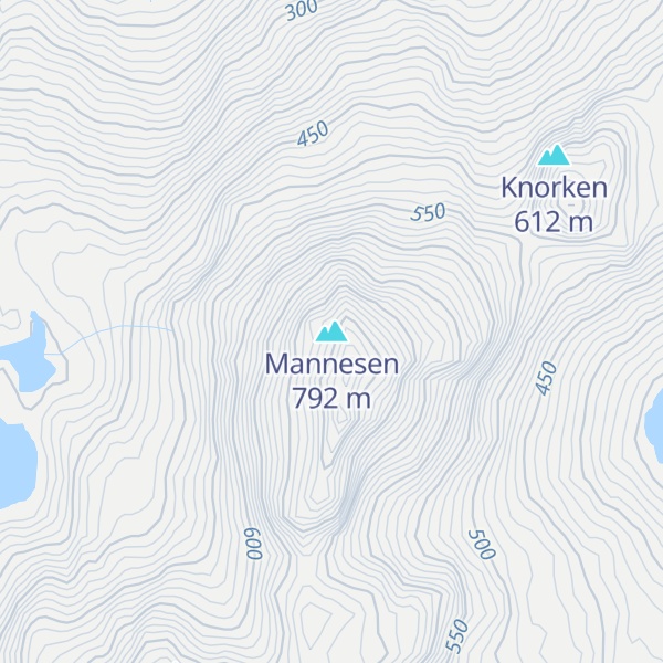 Map of Mannesen